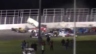 Inside Oswego Speedway  2013 Mr Supermodified [upl. by Nilatak789]