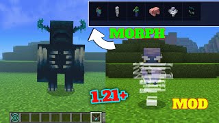 Morph Mod For Minecraft Pe 121  Morphing Bracelet Addon Mcpe 121 [upl. by Dorrehs]