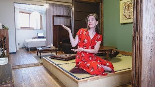 Traditional Japanese Apartment Tour in Tokyo Japan  Shinjuku AirBnB Tour [upl. by Knute]