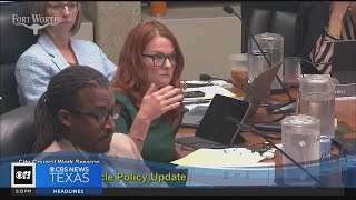 Council member police chief in heated discussion at Fort Worth meeting [upl. by Noisla]