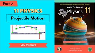 Projectile motion class 11  New federalboardphysics [upl. by Maidie]