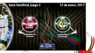 Tomateros vs Cañeros 12 de enero 2017 [upl. by Tanner]