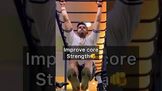 Hanging raises😨😨 shorts youtubeshorts exercise [upl. by Ykceb404]