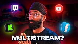 How to LIVE STREAM On Multiple Platforms For FREE [upl. by Rica]