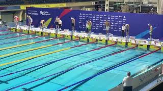 Team Utmost IOMSC  English Summer Champs Joel Watterson 50m freestyle FINAL  Lane 6 BRONZE [upl. by Analram]