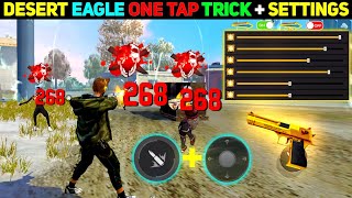 Desert Eagle One Tap Headshot Trick  Free Fire Me Headshot Kaise Mare  Khuni Gamers [upl. by Oicnerolf]