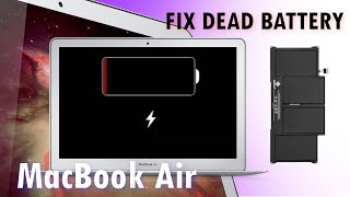 EASY Apple Macbook Air 13quot Battery Replacement 20132017 A1466 A1369 Laptop Computer [upl. by Peppi896]