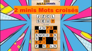 FDJ  2 Minis Mots croisés tout seul [upl. by Alves]