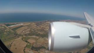 Air Canada 777300ER landing in Rome [upl. by Ahsieker883]