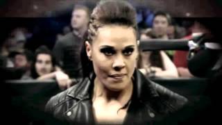 Tamina 7th Titanron WWE2K16 Entrance Video [upl. by Anahsahs37]