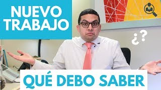 Consejos para empezar en un nuevo trabajo  Episodio 36  CONSIGUE TU TRABAJO [upl. by Nalyac]