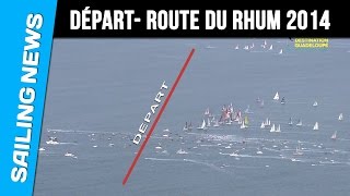 Départ de la course  Route du Rhum 2014 [upl. by Beera]