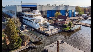 Feadships 93m 305ft Lady S formerly Project 814 and 94m 308’5” Project 817 [upl. by Eliot]