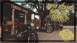 WE VISITED THE BEST BIKER BARGRILL IN TEXAS harleys [upl. by Carlick692]