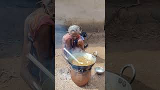 104 year old widow grandma cooking MUTTON CURRY recipe tribal Village cooking [upl. by Flora]