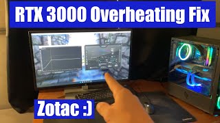 Fix your Overheating RTX 3000 Card Zotac Models Im looking at you [upl. by Notlrahc996]