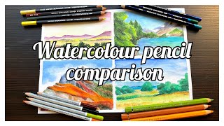 The great watercolour pencil comparison video [upl. by Benito]