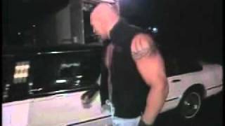 GOLDBERG broke the window but broken his fist  YouTubeflv [upl. by Ahsinat]