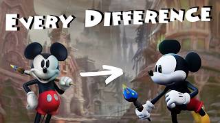 Every Difference Between Epic Mickey and Epic Mickey Rebrushed [upl. by Fletcher201]