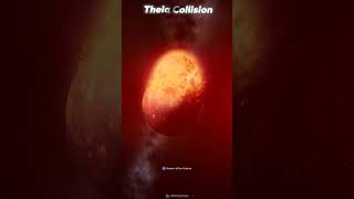 The Birth of Our Moon  EarthTheia Collision [upl. by Anyotal]