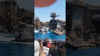 WaterWorld stunt show at Universal Studios Hollywood [upl. by Nil169]