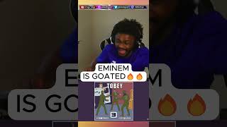 EMINEM IS GOATED  Whos in Your Top 1O REACTION eminem slimshady [upl. by Ahsyekal]