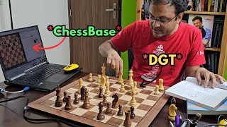 This is magical  Connecting your ChessBase software to a physical DGT eboard [upl. by Ahsurej]