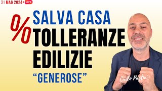 TOLLERANZE COSTRUTTIVE in DL Salva Casa come applicarle [upl. by Avner]