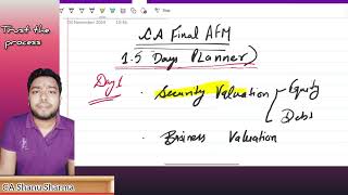 Ultimate 15Day CA Final AFM Revision Planner amp Strategy  LastMinute Success Tips CA Exams Nov24 [upl. by Lebasiram]