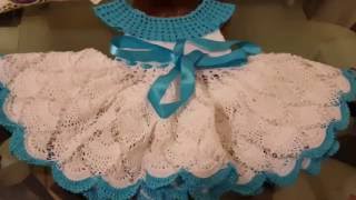 👭Como tejer vestido en crochet para niñas 1 [upl. by Niad669]