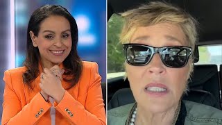 Lefties losing it Rita Panahi calls out ‘Hollywood hasbeen’ Sharon Stone [upl. by Anaerb]