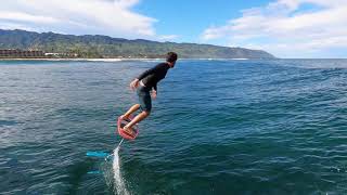 Hydrofoil Surf Heaven in Hawaii [upl. by Mundt]