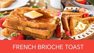 Easy and Delicious French Brioche Toast RecipecanadahalifaxNSindia keralafrenchtoastyoutube [upl. by Eiramalegna]