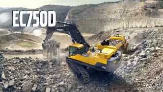 Volvo EC750D Crawler Excavator promotional video [upl. by Nahem]