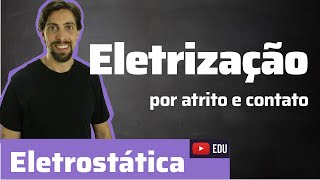 Física  Eletrostática Eletrização por atrito e contato [upl. by Moody211]