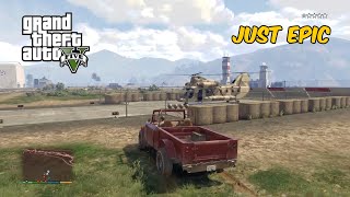 CARGO BOB  JUST THE HEART OF GTA 5  FRANKLIN amp MICHEAL SAVING TREVOR PHILIP DUM [upl. by Ahcurb282]