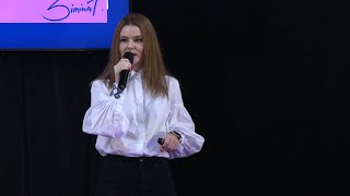 Curajul de a deveni o voce  Simina Tulbure  TEDxLibertății Park Youth [upl. by Enilav]