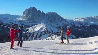 Sciare in Val Gardena  Winterurlaub in Gröden  Winter holiday in Val Gardena [upl. by Yoj]