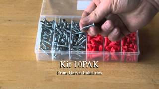 10 x 1” Screws With Plastic Anchors and Masonry Drill BitKIT10PAK [upl. by Hussar194]