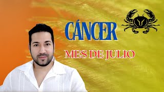 CÁNCER ♋️ MES DE JULIO DE 2024 🔮🍀☀️ [upl. by Bollay298]