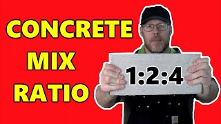 How to Make Concrete Ratio [upl. by Narak]