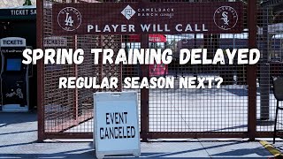 MLB lockout 2022 Spring Training delayed will Opening Day be pushed back from March 31 [upl. by Rumilly]