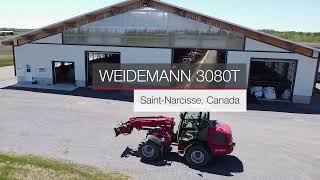 Weidemann 3080T at Ferme Heer [upl. by Ase]