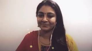 Ilam pani thuli vizhum neram  cover  Ramya duraiswamy [upl. by Airdnekal135]