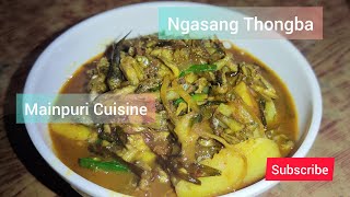 Ngasang Thongba Ngakup  Manipuri delicious cuisine chabdangaojei [upl. by Bogey]