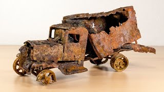 Restoration extreme rusty abandoned 1931´s car truck [upl. by Leanna]