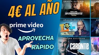 🎬 ¡AMAZON PRIME VIDEO MUY BARATO 💸🚀 [upl. by Goodman201]