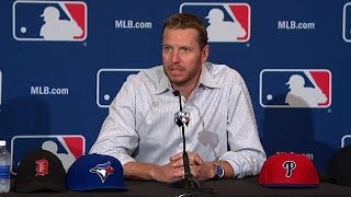 Halladay announces his retirement from baseball [upl. by Darcey870]