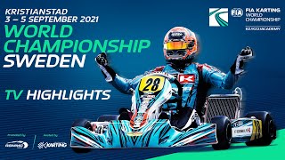 FIA Karting World Championship 2021 Kristianstad Sweden Highlights [upl. by Bethesde]