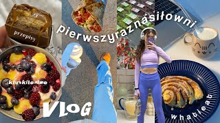 MÓJ PIERWSZY RAZ NA SIŁOWNI nowe przepisy egzamin cynamonki vlog [upl. by Aicineohp180]